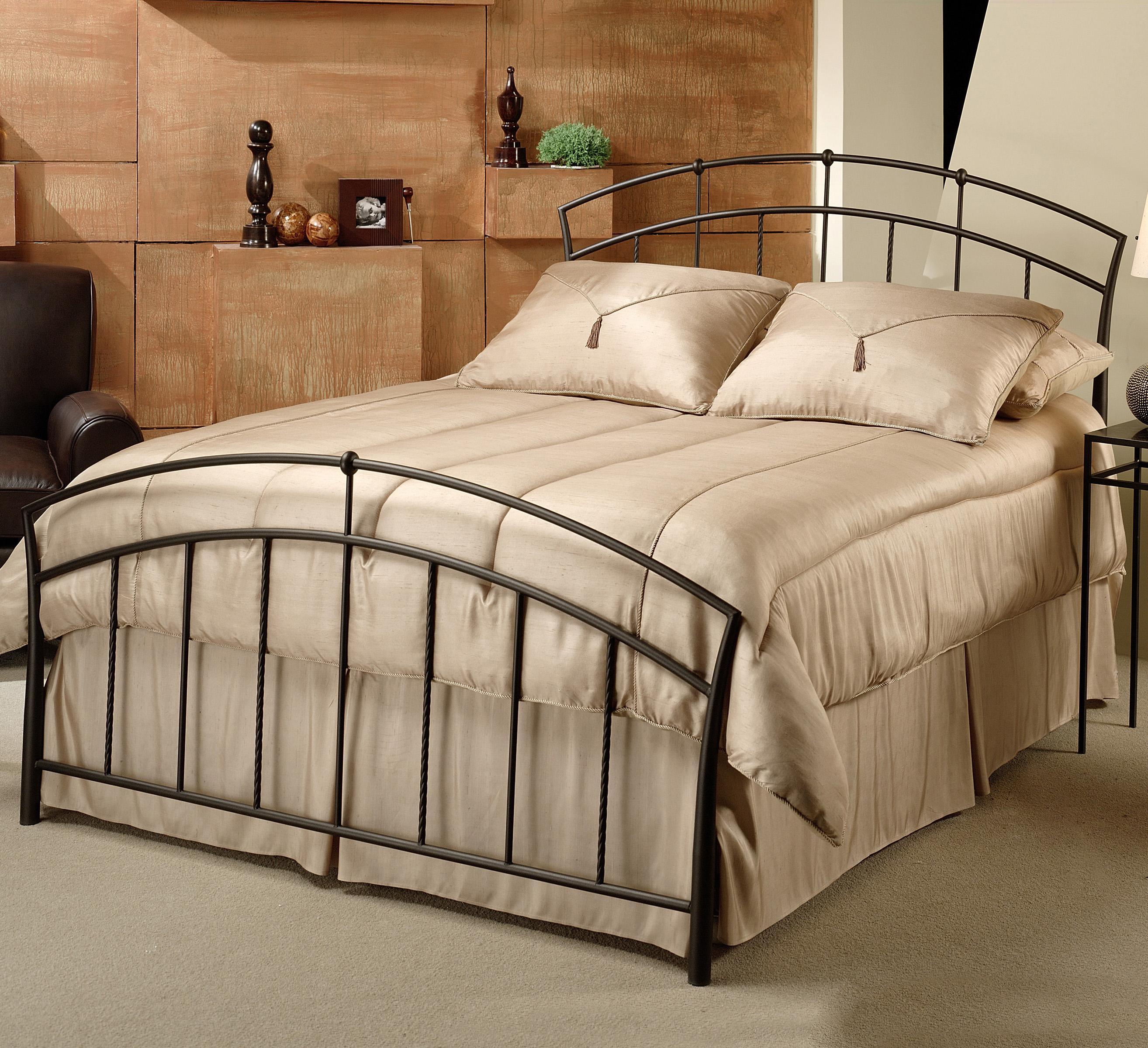 Hillsdale Metal Beds 1024BKR King Vancouver Bed Corner Furniture